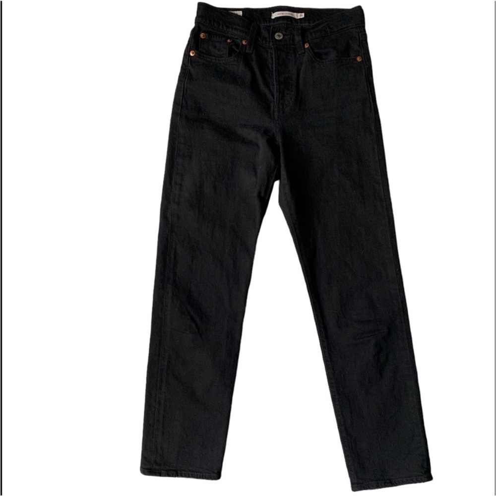 Levi's Black Straight Leg Jeans